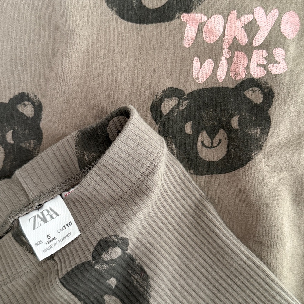 Zara Gray Kids' Sweatshirt & leggings set - Picture 4 of 4